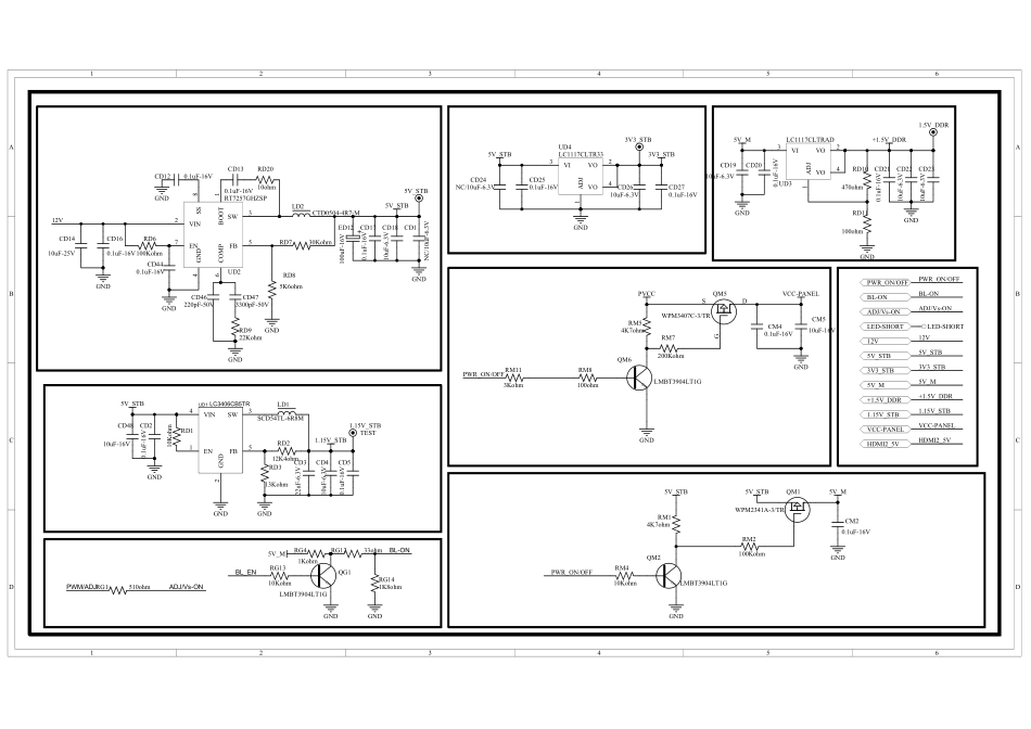 长虹LED49C1000N液晶电视（XA6A-IP机芯）主板电路图.pdf_第1页