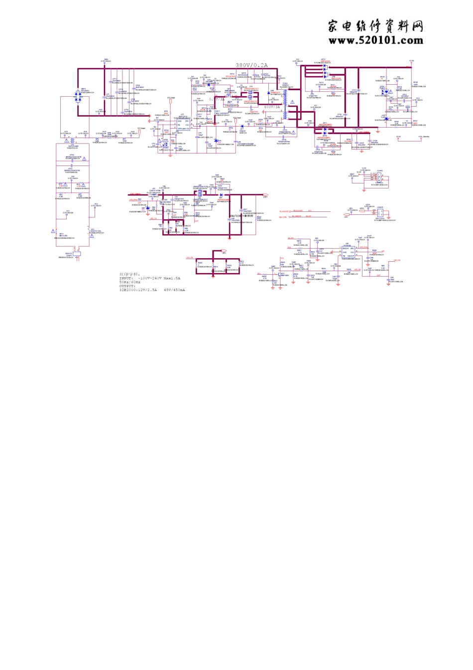 长虹JUC7.820.00192431电源板电路原理图.pdf_第1页