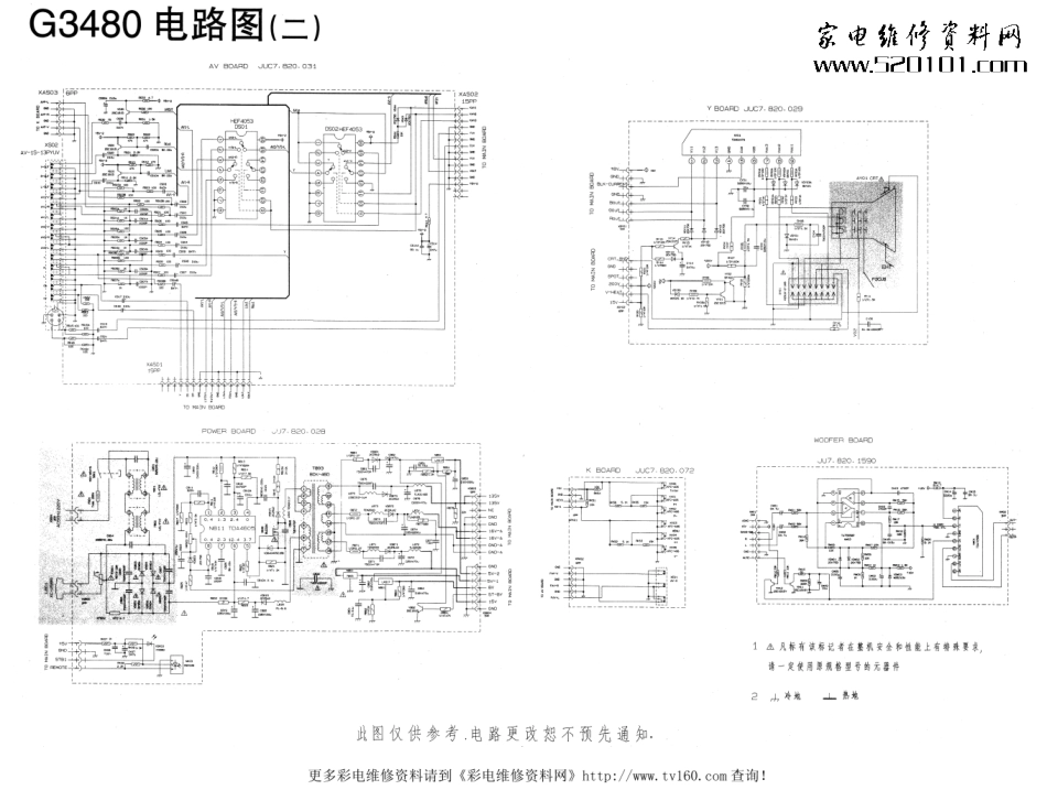 长虹G3480彩电电路原理图_长虹G3480电路图2.pdf_第1页