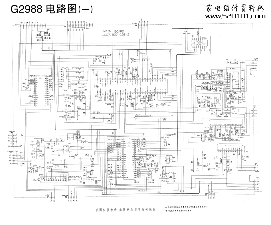 长虹G2988彩电原理图_长虹G2988电路图1.pdf_第1页