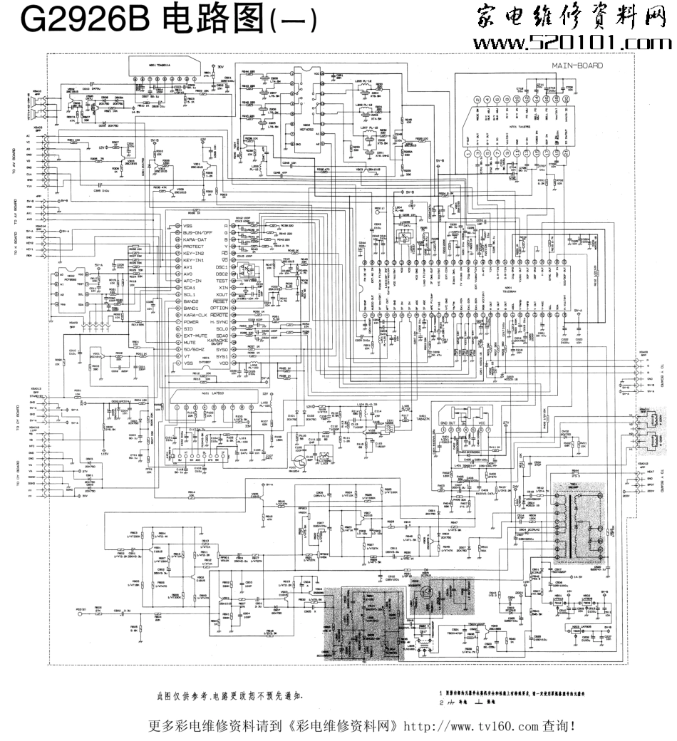 长虹G2926B彩电原理图_长虹G2926B电路图1.pdf_第1页