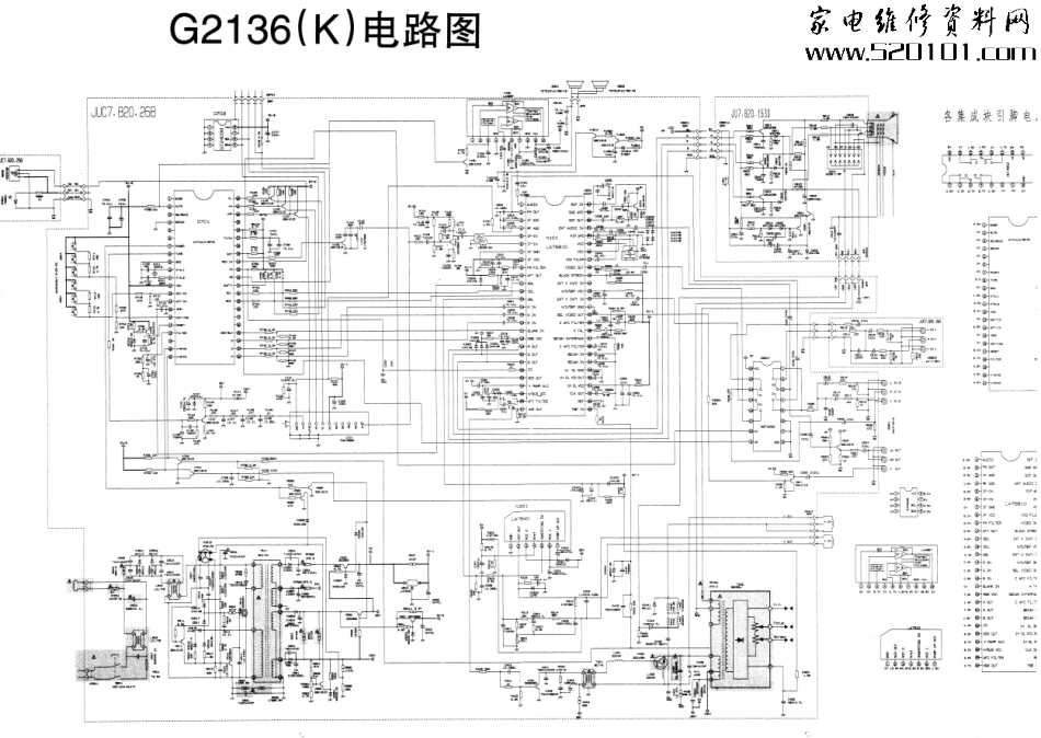 长虹G2156K彩电图纸.pdf_第1页