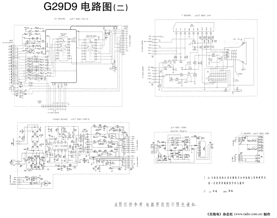 长虹G29D9彩电电路原理图_长虹 G29D9-2.pdf_第1页