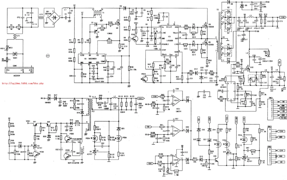 长虹FSP205-3E01电源板电路图.pdf_第1页