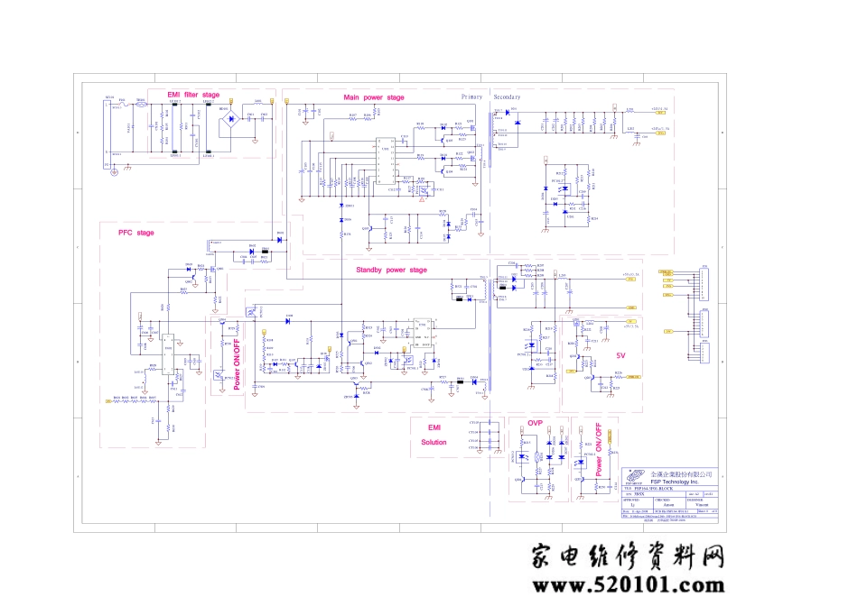 长虹FSP164-3F01电源板电路图.pdf_第1页