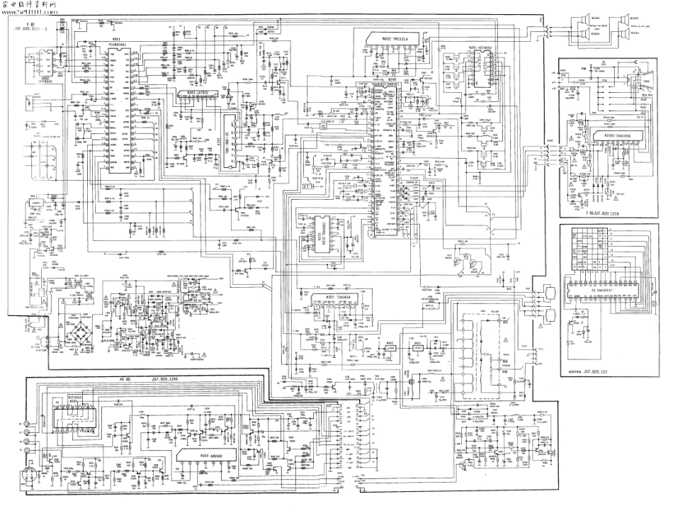 长虹D2525彩电原理图_长虹 D2525.pdf_第1页