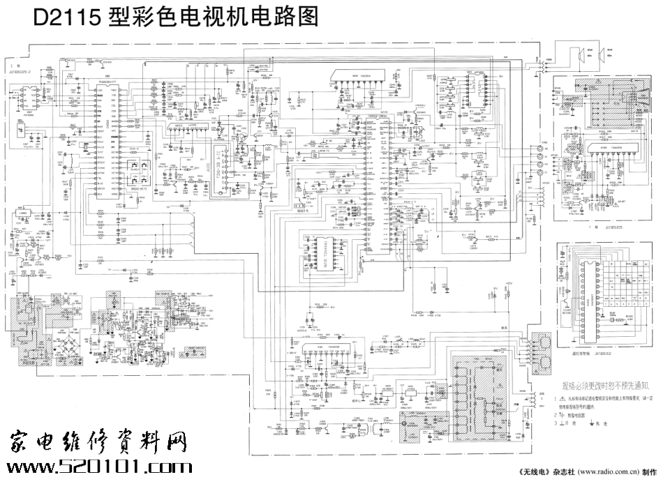 长虹D2115A彩电原理图_长虹D2115A.pdf_第1页