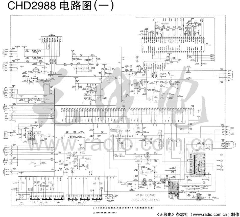 长虹CHD2988彩电图纸.pdf_第1页