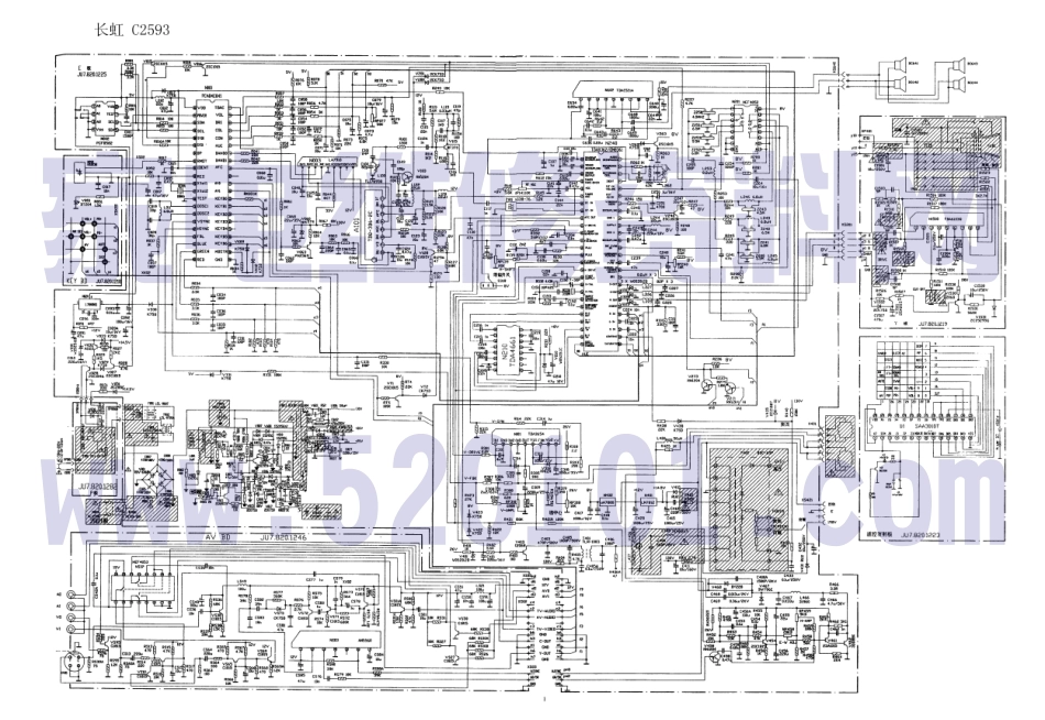 长虹C2593彩电图纸.pdf_第1页