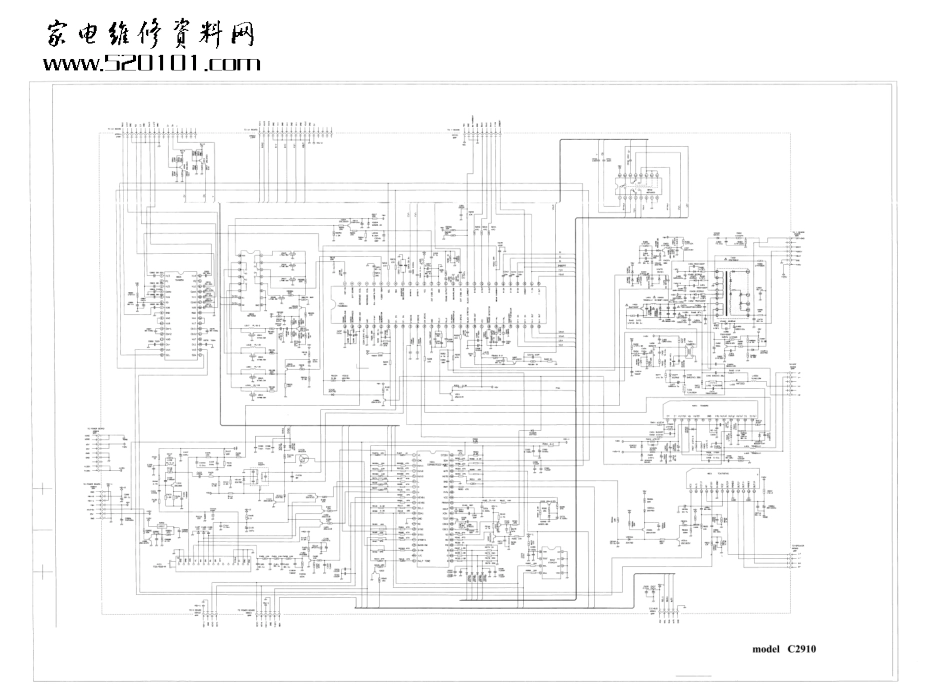 长虹C2519彩电原理图_长虹C2519彩电图纸.pdf_第1页