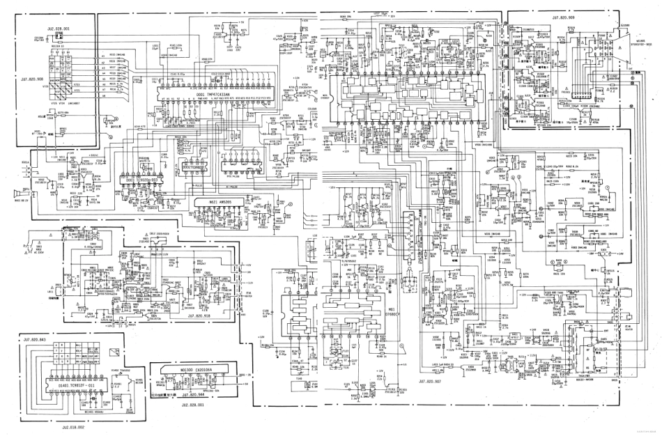 长虹C1861(TMP47C433AP+TA7680+TA7698)彩电图纸.pdf_第1页