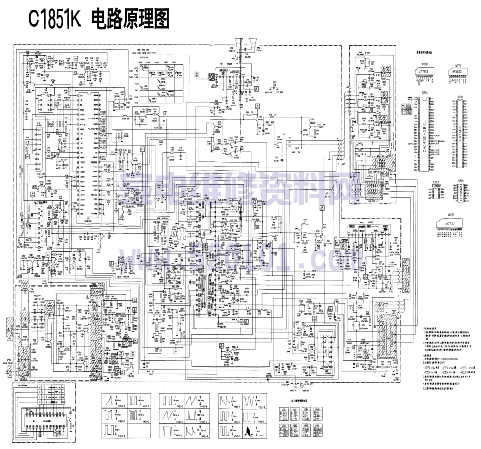 长虹C1851K(LA7680)彩电图纸.pdf_第1页