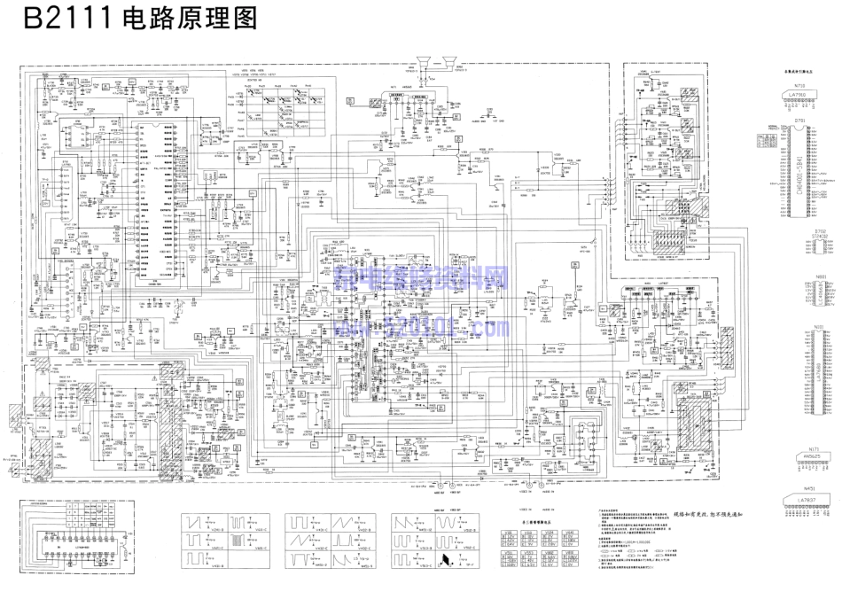 长虹B2111(LA7680)彩电图纸.pdf_第1页