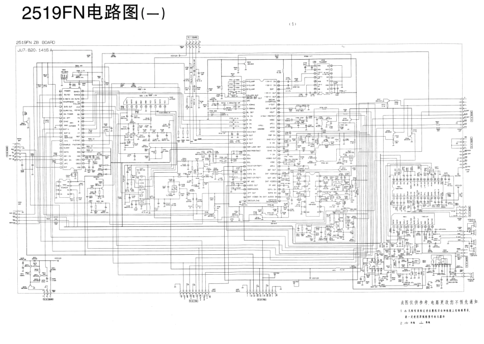 长虹2519FN(CHT0605+AN5095K)彩电图纸.pdf_第1页