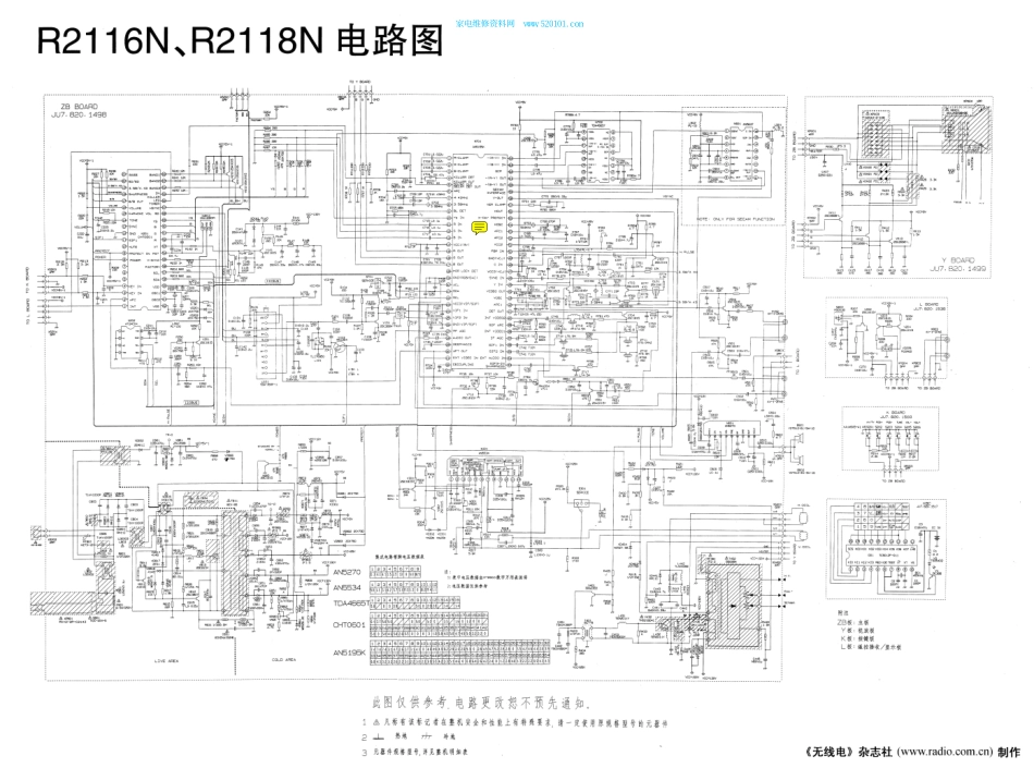 长虹2118FN彩色电视机电路原理图.pdf_第1页