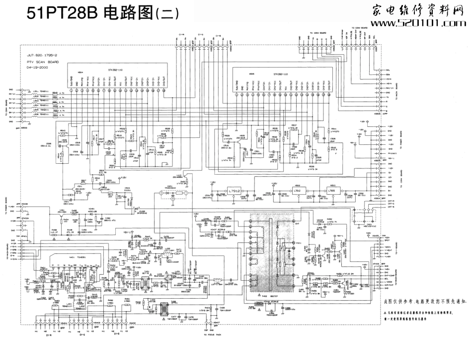 长虹51PT28B彩电原理图_长虹51PT28B电路图2.pdf_第1页