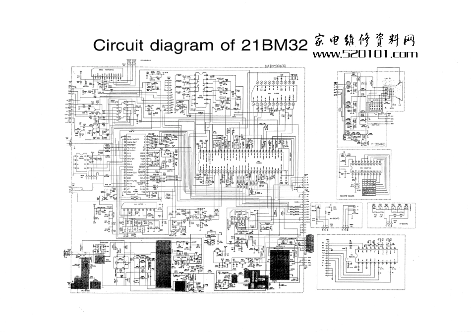 长虹21BM32彩电原理图_长虹21BM32彩电图纸.pdf_第1页