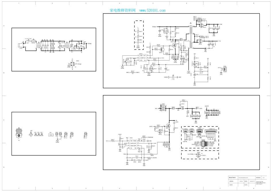 杂牌组装机采用TP.VST69D.PB83主板方案电路原理图.pdf_第1页