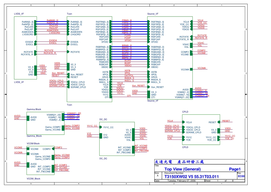 友达T3150XW02 CA1-H0367-01_5逻辑板电路图.pdf_第1页