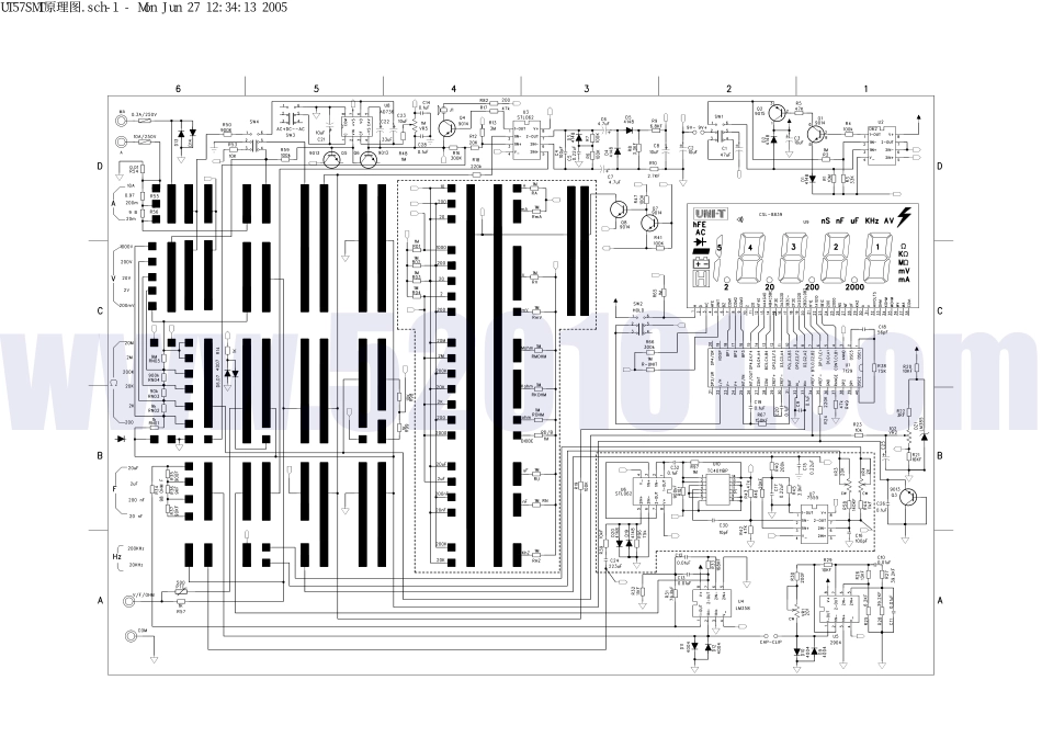 优利德UT57SMT数字万用表原理图.pdf_第1页