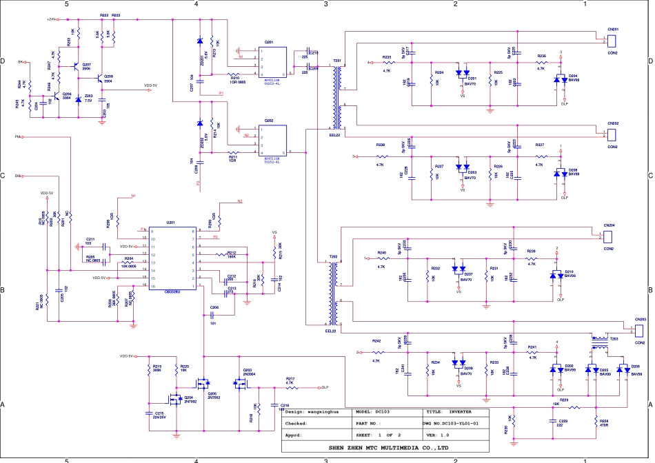 熊猫L26M02液晶电源板（TV2601-ZC02-01 sch）电路图.pdf_第1页