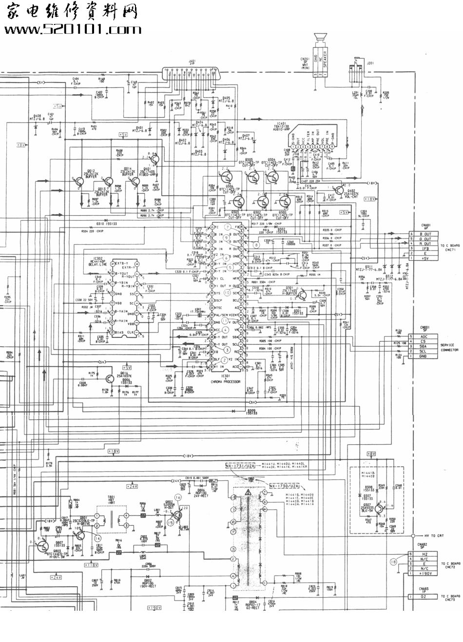 索尼KV-M1441U彩电原理图_索尼KV-M1440U.pdf_第2页