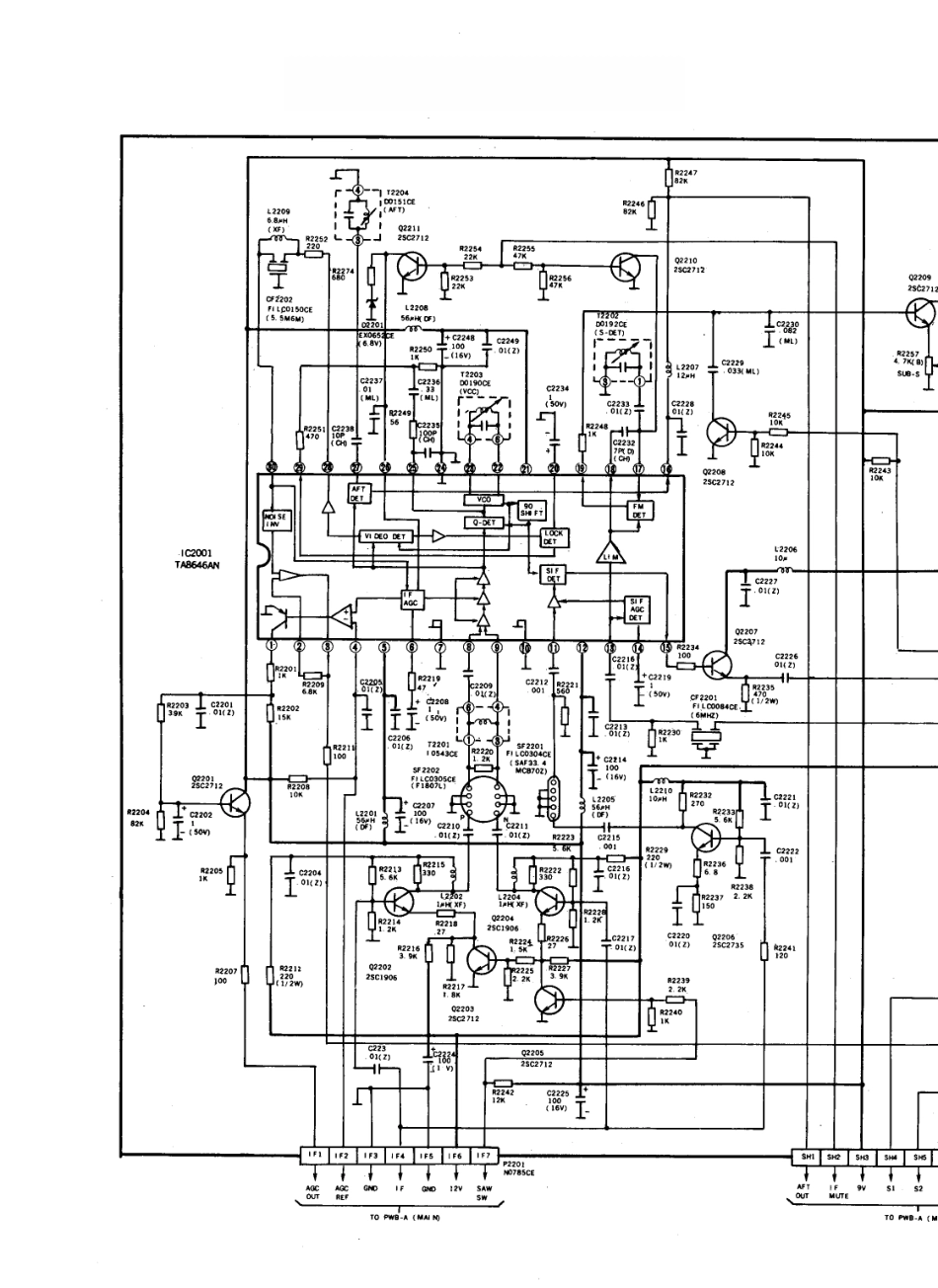 夏普W288彩电电路原理图_夏普  W288(07).pdf_第1页