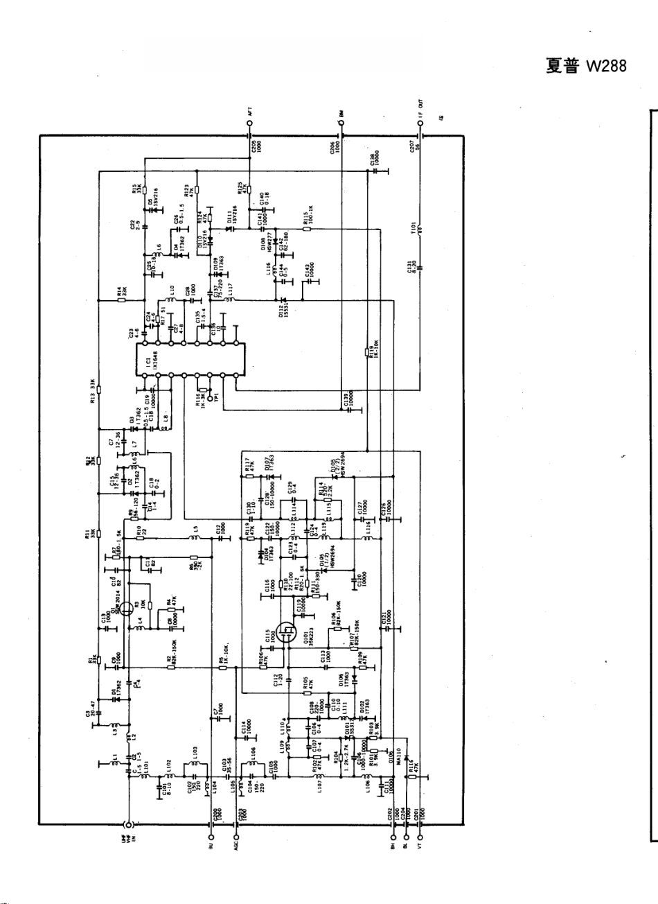 夏普W288彩电电路原理图_夏普  W288(01).pdf_第1页