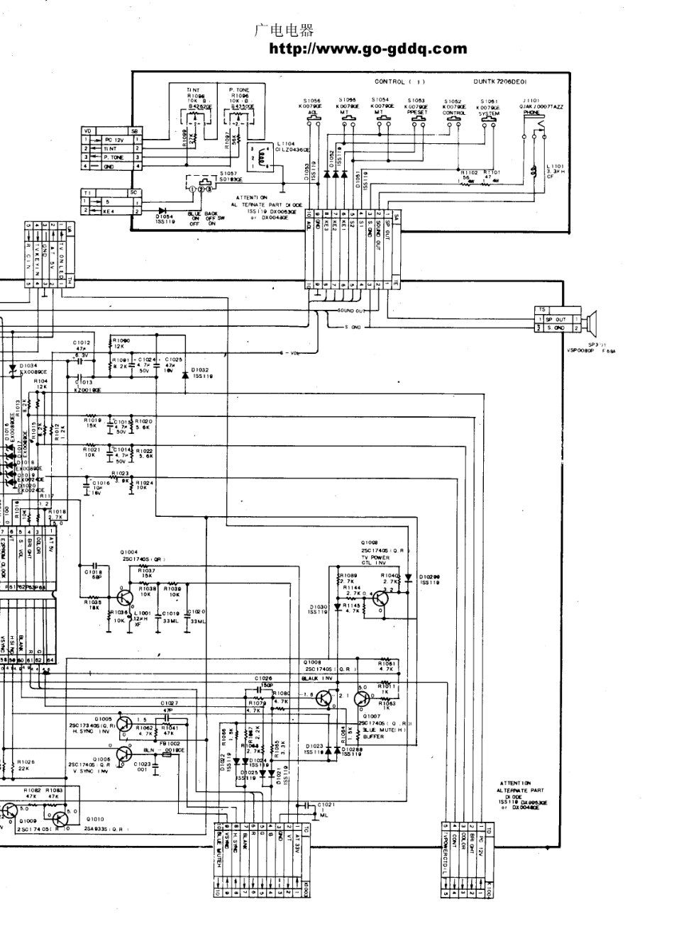 夏普SHARP 14VT10D彩电电路原理图_夏普  14VT10D(38).pdf_第1页