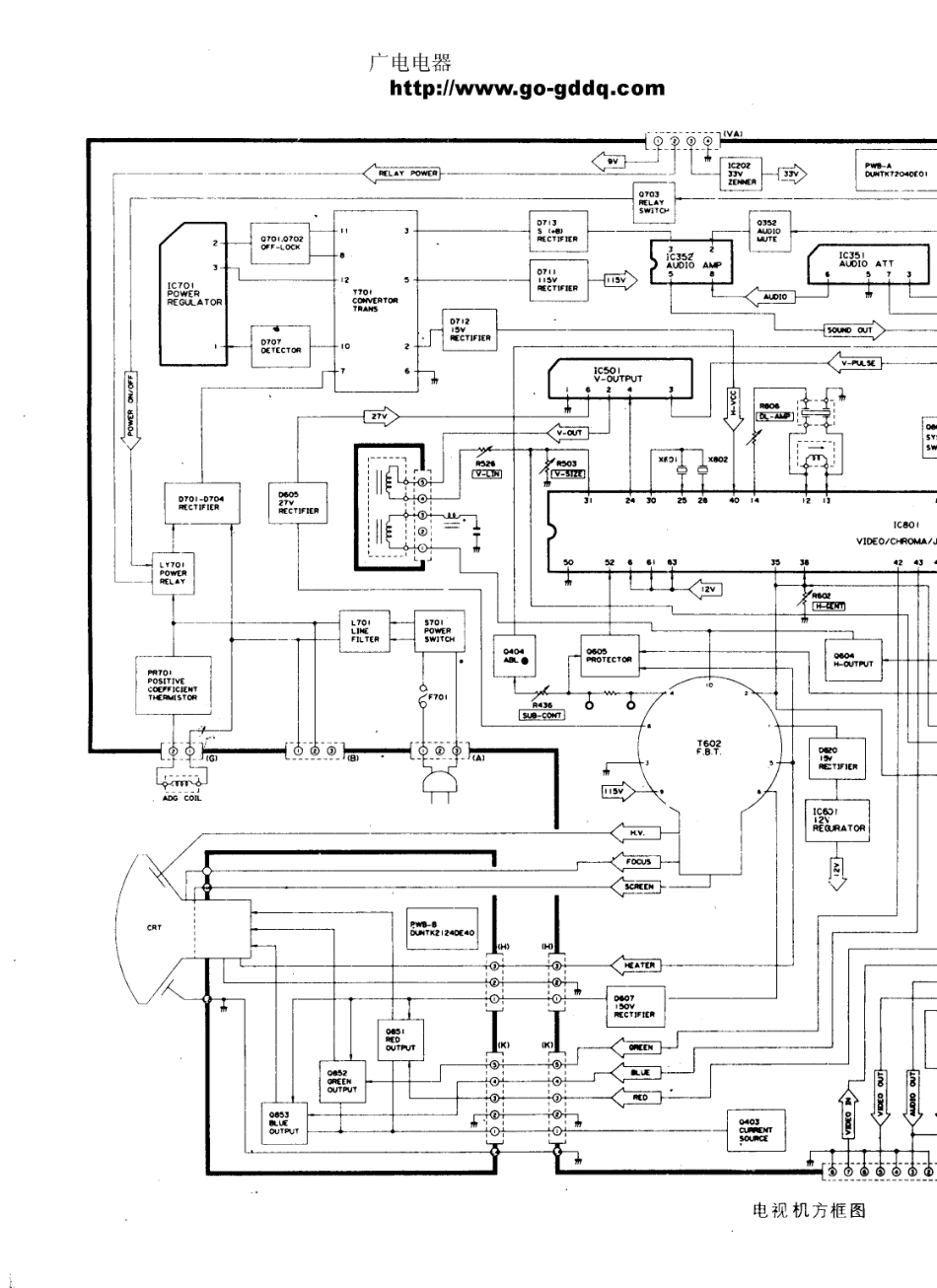 夏普SHARP 14VT10D彩电电路原理图_夏普  14VT10D(19).pdf_第1页