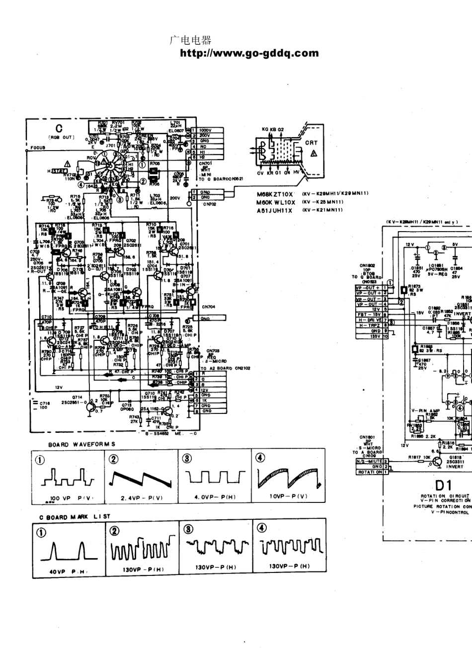 索尼KV-K25MN11彩电原理图_索尼  KV-K25MN11、KV-K29MN11、KV-K29MH11(13).pdf_第1页