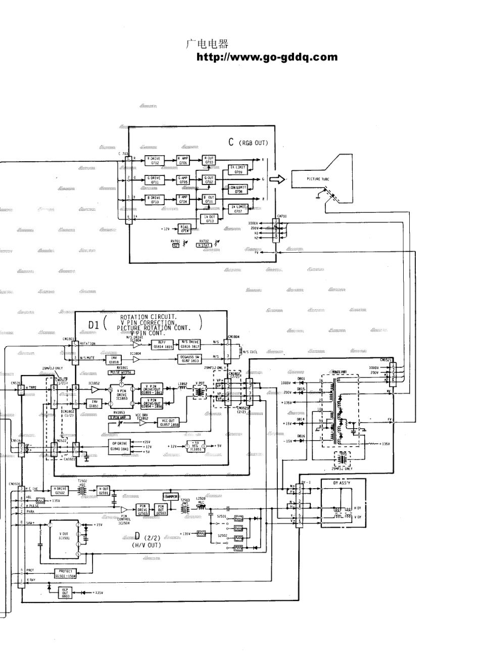 索尼KV-K25MF1J彩电原理图_索尼  KV-K25MF1、KV-K25MF1J(06).pdf_第1页