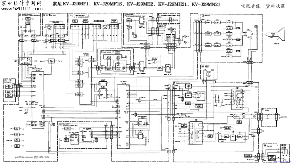 索尼KV-J25MF2彩电原理图_索尼KV-J25MF2.pdf_第1页