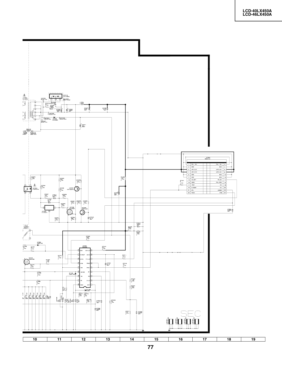 夏普LCD-46LX450A液晶电视电源板电路原理图图.pdf_第2页