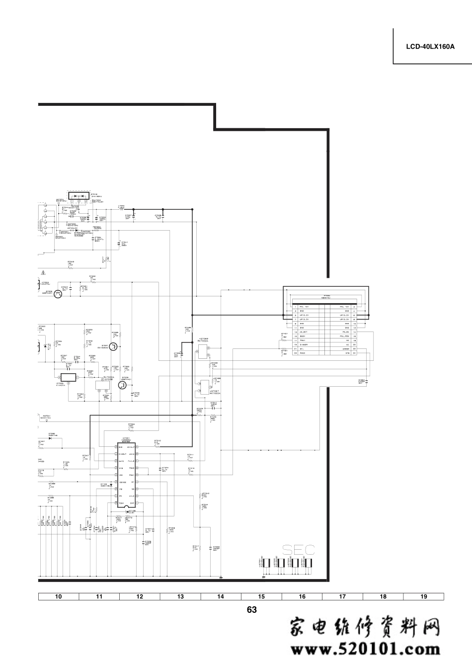 夏普LCD-40LX160A液晶电视电源板电路图.pdf_第2页