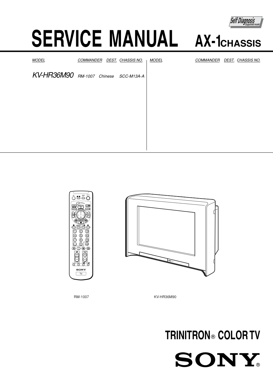 索尼KV-HR36M90 AX-1彩电原理图.pdf_第2页