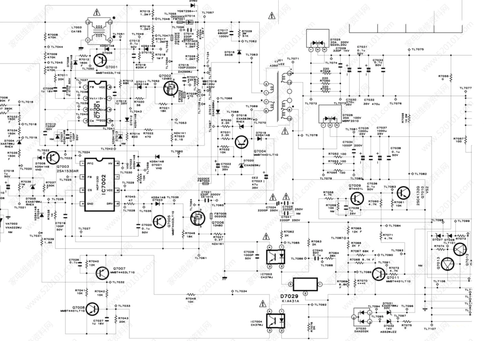 夏普LCD-32G100A电源板电路图（部分）.pdf_第1页