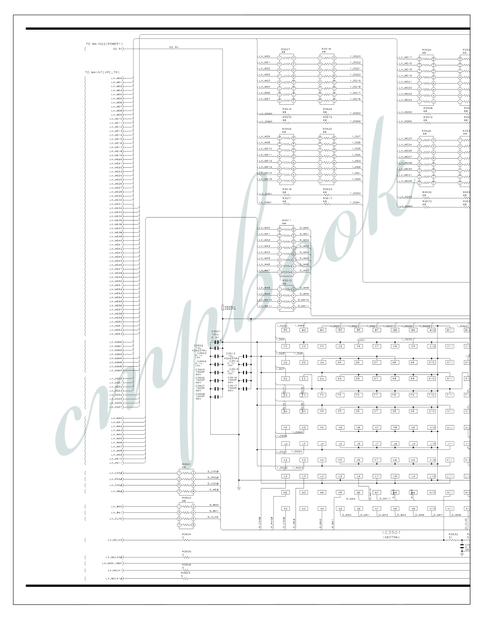 夏普LC-37D90U液晶电视电路图_（五）主板VPC-DDR电路1.pdf_第1页