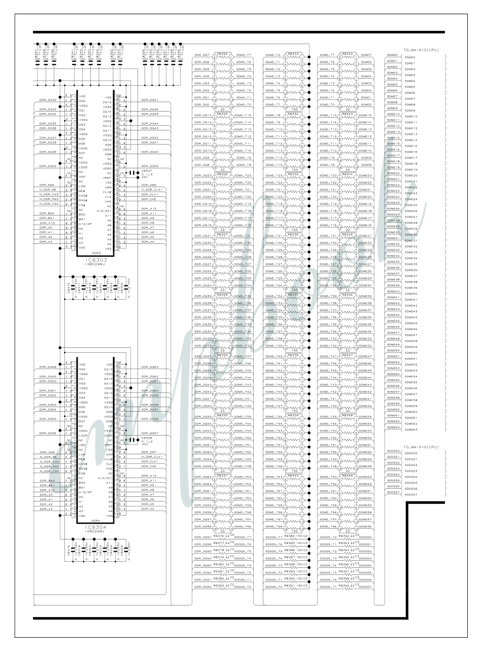 夏普LC-37D90U液晶电视电路图_（十四）主板DDR存储器电路2.pdf_第1页