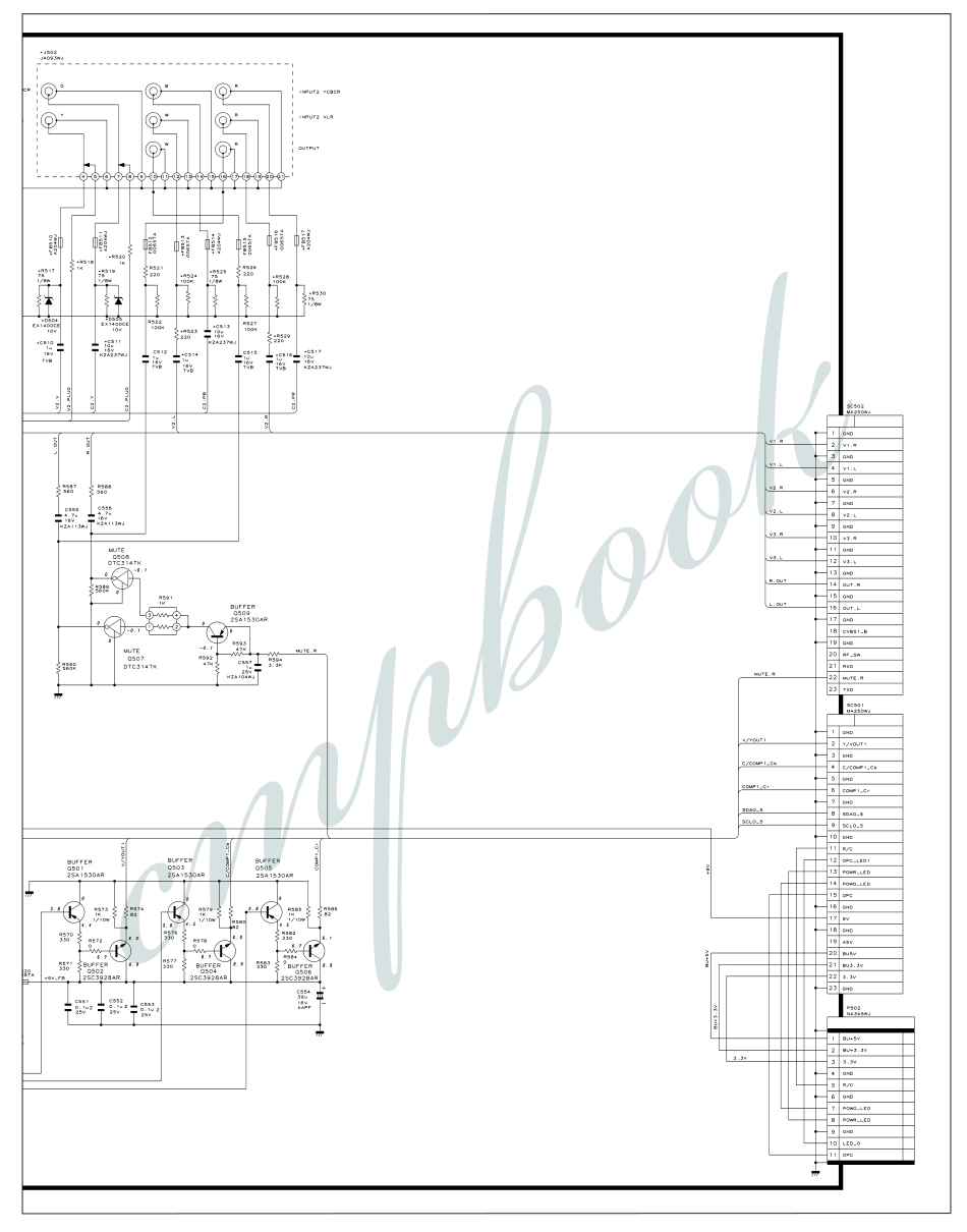 夏普LC-37D90U液晶电视电路图_（四十六）AV开关电路2.pdf_第1页