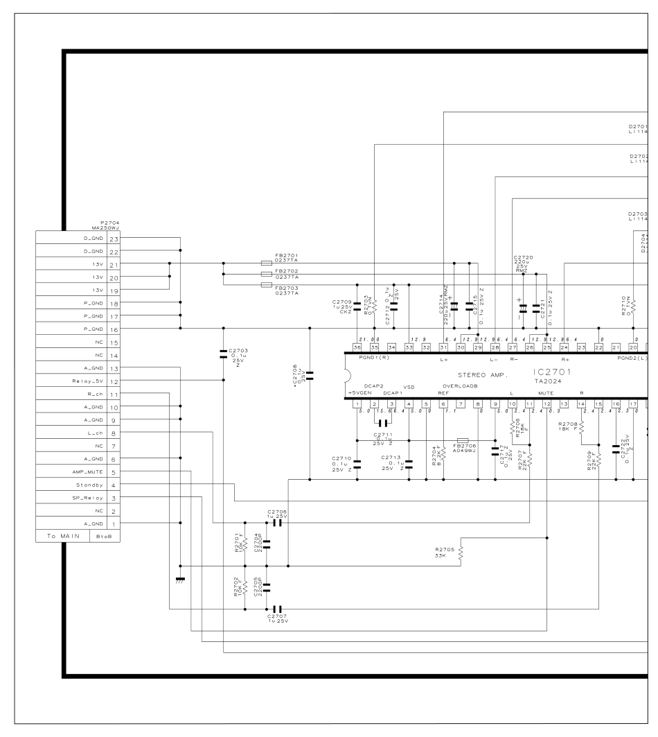 夏普LC-37D90U液晶电视电路图_（四十三）音频放大电路1.pdf_第1页