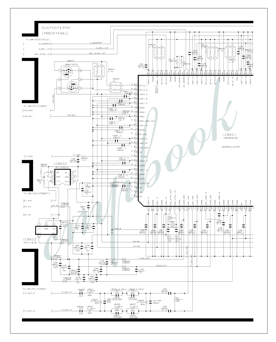 夏普LC-37D90U液晶电视电路图_（三十三）主板解调器电路1.pdf_第1页