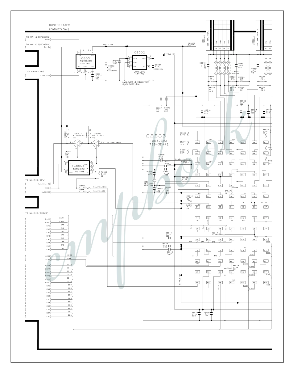 夏普LC-37D90U液晶电视电路图_（三十五）主板连接电路1.pdf_第1页