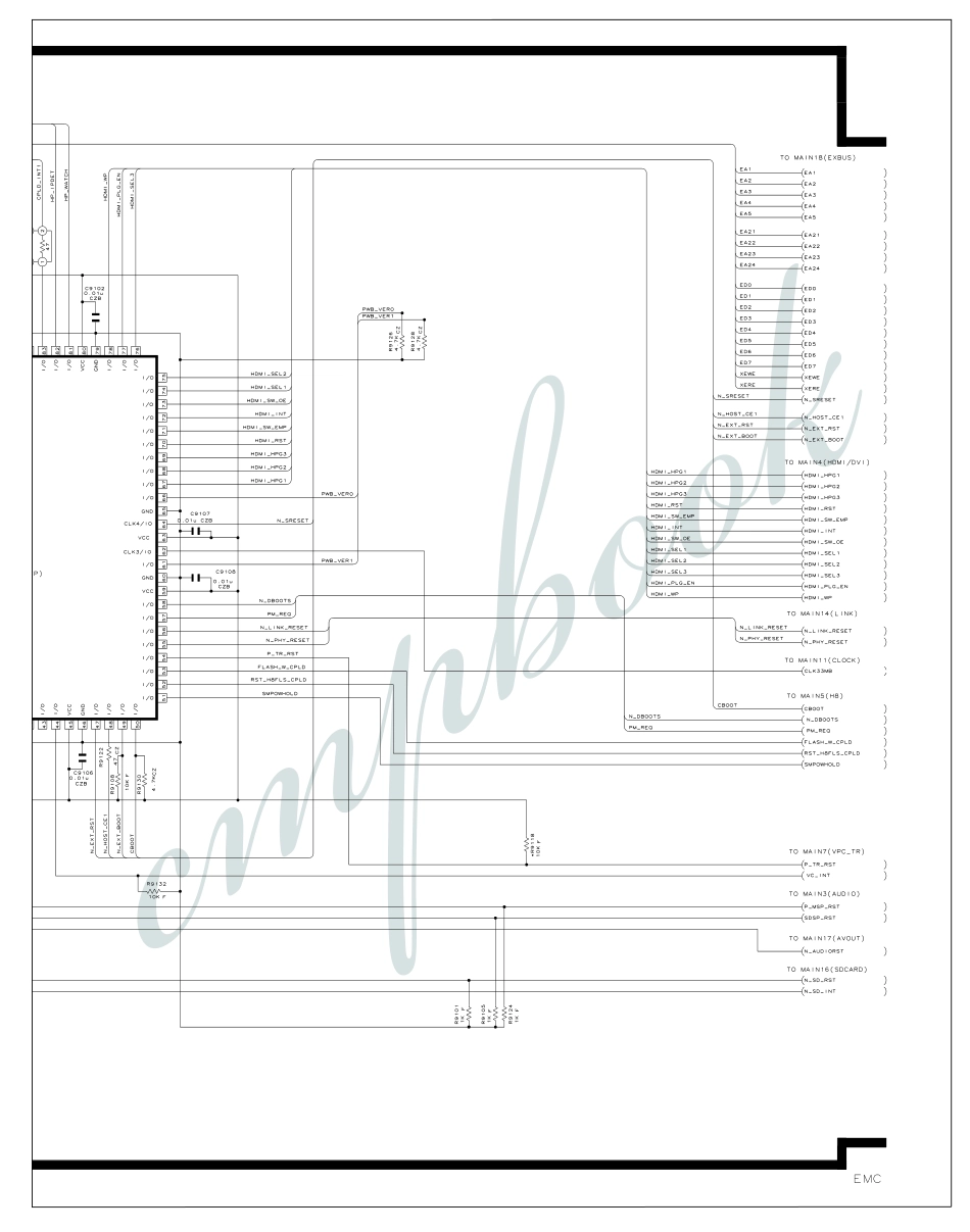 夏普LC-37D90U液晶电视电路图_（十）主板CPLD电路2.pdf_第1页