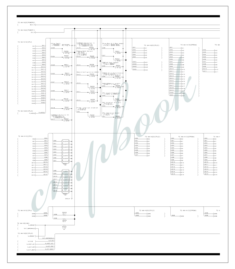 夏普LC-37D90U液晶电视电路图_（十九）主板EX总线电路1.pdf_第1页