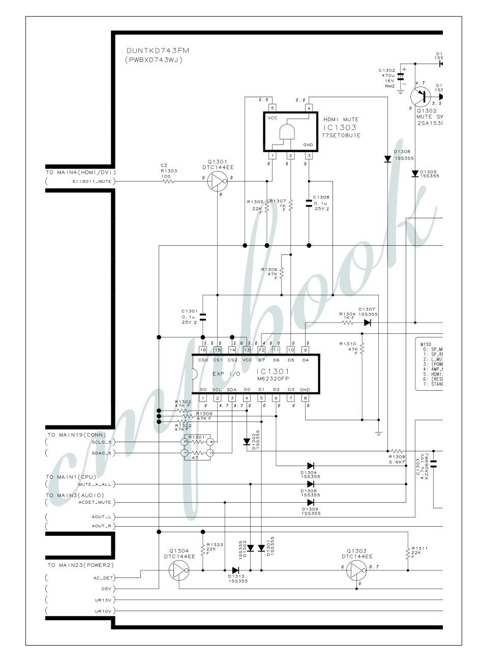 夏普LC-37D90U液晶电视电路图_（二十九）主板伴音中放电路1.pdf_第1页