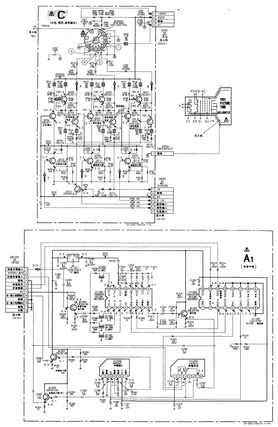 索尼KV-G21T1彩电原理图_索尼KV-G21T1.pdf_第2页