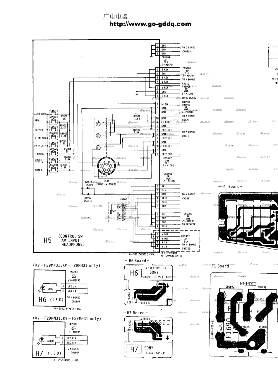 索尼KV-F29MH31彩电原理图_索尼  KV-F29MF1、KV-F29MH11、KV-F29MH31、KV-F29MN11、KV-F29MN31(17).pdf_第1页