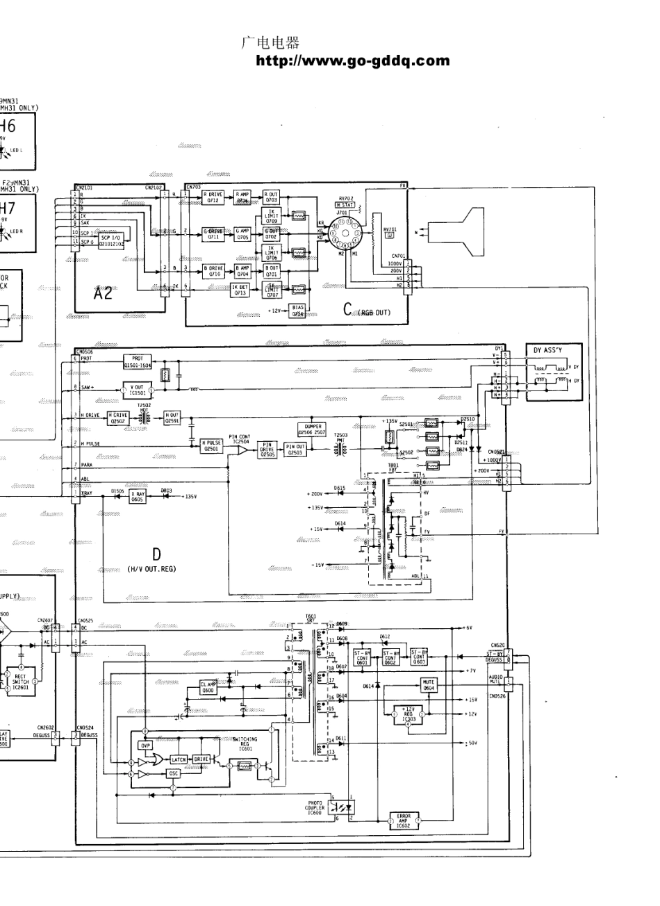 索尼KV-F29MH31彩电原理图_索尼  KV-F29MF1、KV-F29MH11、KV-F29MH31、KV-F29MN11、KV-F29MN31(04).pdf_第1页