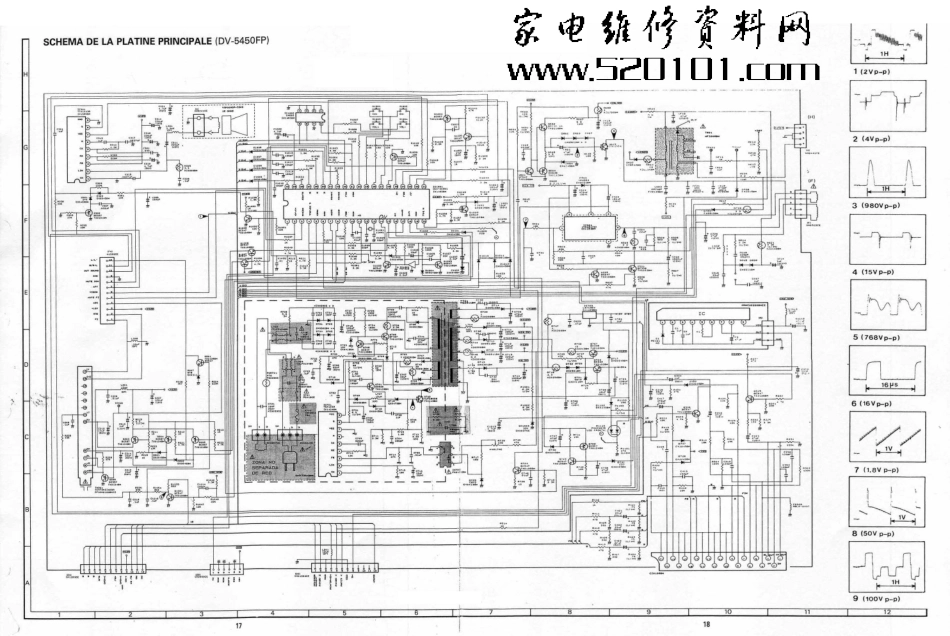 夏普DV5450FP彩电原理图_夏普DV5450FP.pdf_第1页